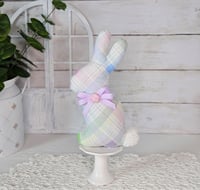 Image 3 of Calico Fabric Bunny