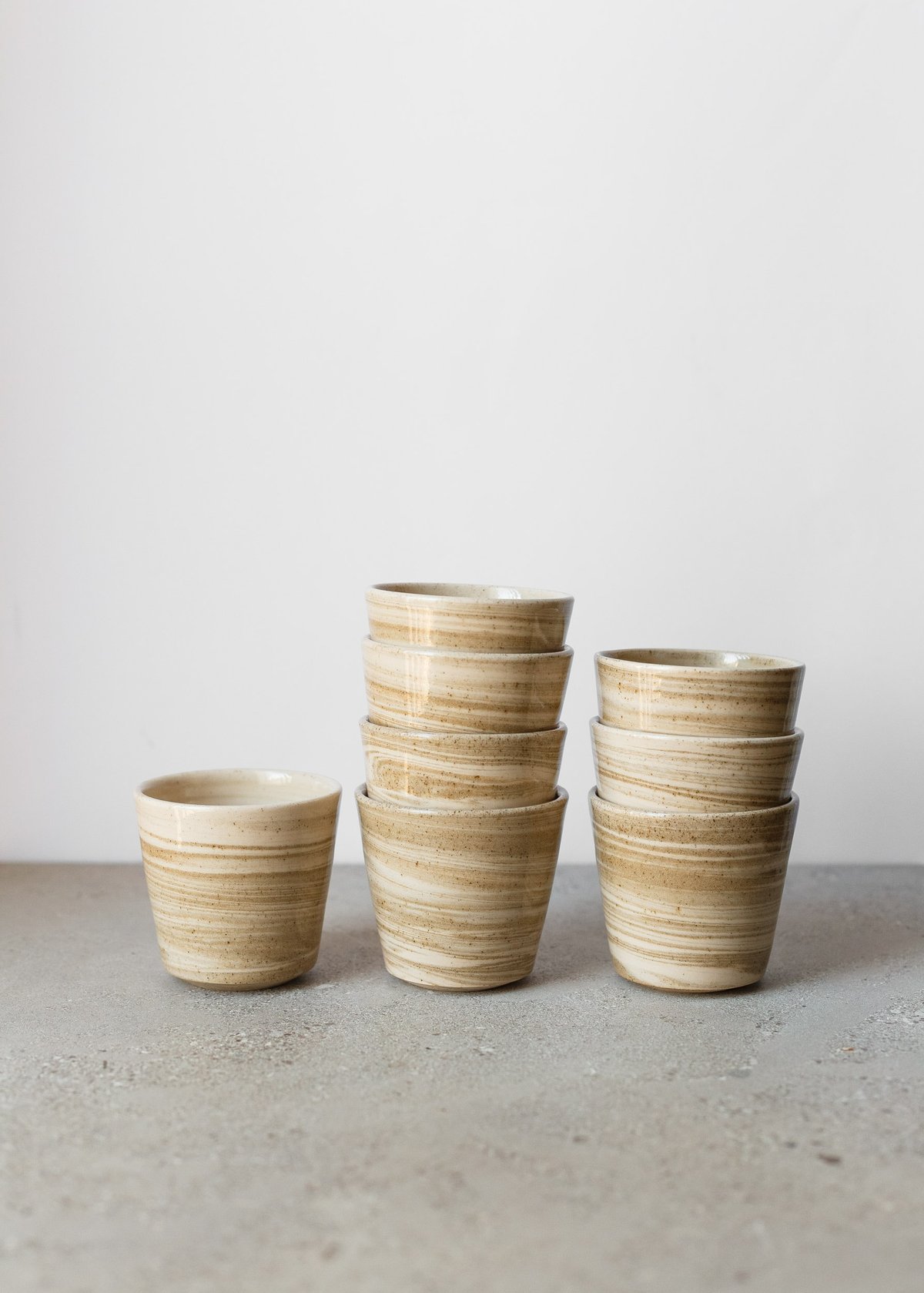 Image of SECOND: Glossy marble coffee cup