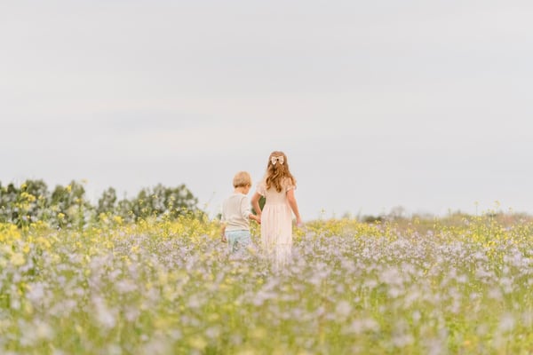 Image of Yellow/Purple Flowers - Kids Only Wildflower Minis  - Please read all info before booking