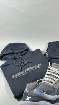 Image 3 of Grey/White hoodie set 
