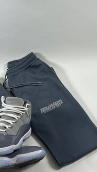 Image 2 of Grey/White hoodie set 