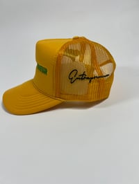 Image 2 of Gold/Green “ Dancehall Vybz“ Trucker 