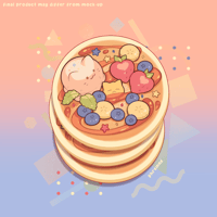 original: soufflé pancake • coaster