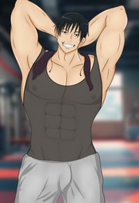 Image 2 of Gym husbando prints