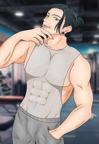 Image 5 of Gym husbando prints