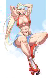 Image 1 of Summer Roller Arii Postcard Print