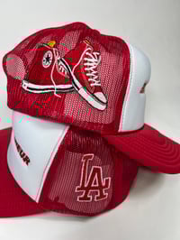 Image 2 of Red/White “ Cali Love “ Trucker 