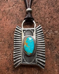 Image 4 of WL&A Handmade Old Style Ingot Royston Freedom Wings Pendant - 2"x 1.5"