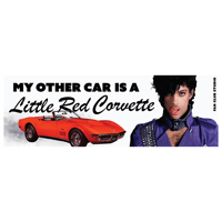 "Little Red Corvette" Bumper Sticker