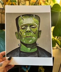 Image 2 of Frankenstein Painting Prints