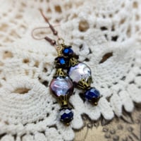 Image 2 of A Bit Baroque Pearl Drop Earrings (BB0019)
