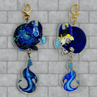 Asnoozbis 2-sided 2-piece Charm