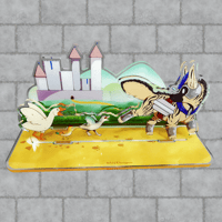 Exclamat-Yeen "The Chase" Standee