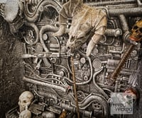 Image 1 of Predator II Trophy Wall Bio Masks Display - 3D Scanned Replica Toy Diorama Element