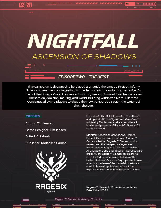 Nightfall: Ascension of Shadows; Chapter One