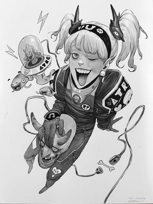 Image of Original ink wash illustration  Zeen - 003 // Zeen Chin * Event Exclusive