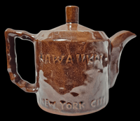 Image 2 of Vintage Hawaii Kai New York Tiki Teapot FREE SHIPPING!