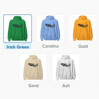 Image 5 of Trout hoodie