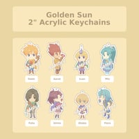 Image 1 of Acrylic Keychains - Golden Sun