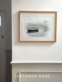 Image 2 of Boats in the fog at Loch Rusky exclusive print