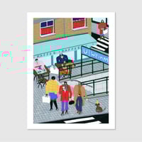 Image 1 of Berlin Mitte Street Scene - Fine Art Print