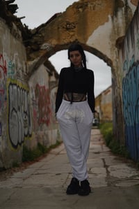 Image 2 of CHAOTIK WHITE ELASTICATED CUFF