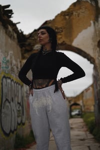 Image 4 of CHAOTIK WHITE ELASTICATED CUFF