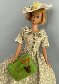 Image 2 of Barbie - Vintage Rain Bonnet Suitcase with Dress and Hat
