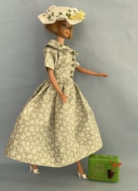 Image 6 of Barbie - Vintage Rain Bonnet Suitcase with Dress and Hat