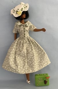 Image 9 of Barbie - Vintage Rain Bonnet Suitcase with Dress and Hat