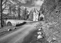Castle by the salmon river exclusive print (monochrome)