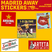 Image 2 of Real Madrid Away Sticker Bundle