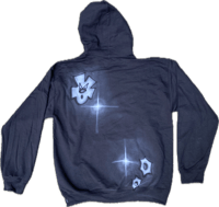 Image 2 of Tey Rhinestone Hoodie #3 M