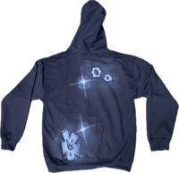 Image 2 of Tey Rhinestone Hoodie #4 M