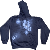 Image 1 of Tey Rhinestone Hoodie #5 M