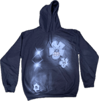 Image 1 of Tey Rhinestone Hoodie #7 M