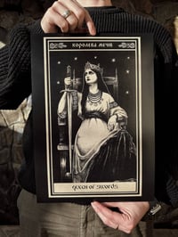 Image 2 of Queen of Swords A3 Print