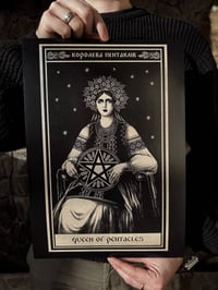 Image 2 of Queen of Pentacles A3 print