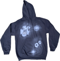 Image 1 of Tey Rhinestone Hoodie #8 M