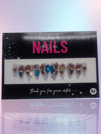 Image 1 of Enchanted Baddie - Handmade Press On Nails (Medium)