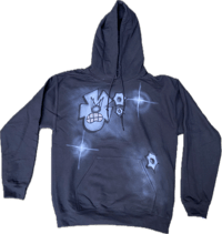 Image 1 of Tey Rhinestone Hoodie #13 M