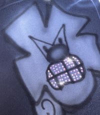 Image 3 of Tey Rhinestone Hoodie #16 S