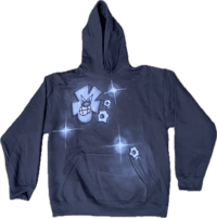 Image 1 of Tey Rhinestone Hoodie #18 L