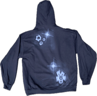 Image 2 of Tey Rhinestone Hoodie #21 L
