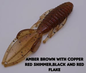 Image of 3.25" Little Stinger Creature/Beaver Bait (8pk) (Traditional Colors)