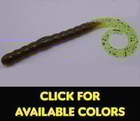 Image 1 of 7.5" Curly Sue Worm (8pk) (Traditional Colors)