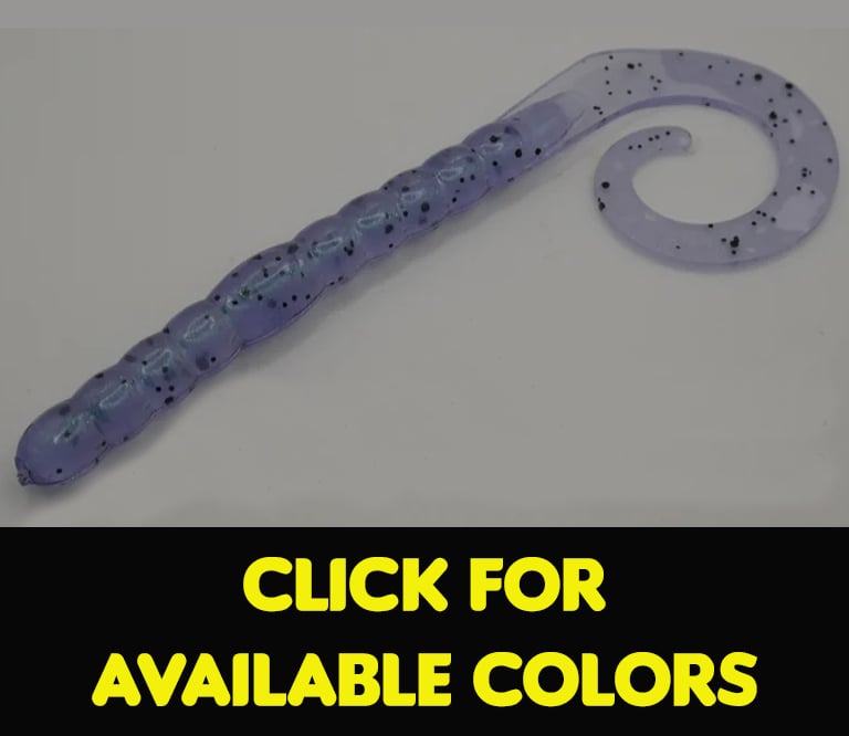 Image of 7.5" Curly Sue Worm (8pk) (Various Colors) Group 2