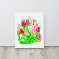 Image 2 of First bloom - print on the canvas