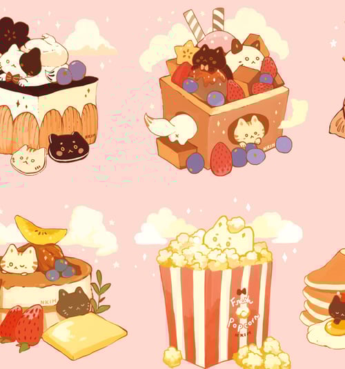 Image of MORE STICKER SHEET ZINE PDF