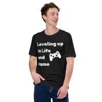 Image 4 of Leveling Up in Life and Game - Men, Women and Unisex Long Sleeve Tee